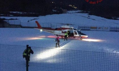 Soccorse con l'elicottero tre escursioniste a Varzo