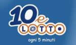 10eLotto: ad Arona vinti 50 mila euro