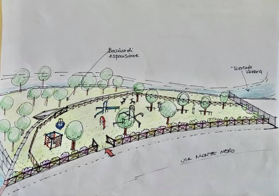Arona nuovo parco per adulti e bambini in zona Sacro Cuore