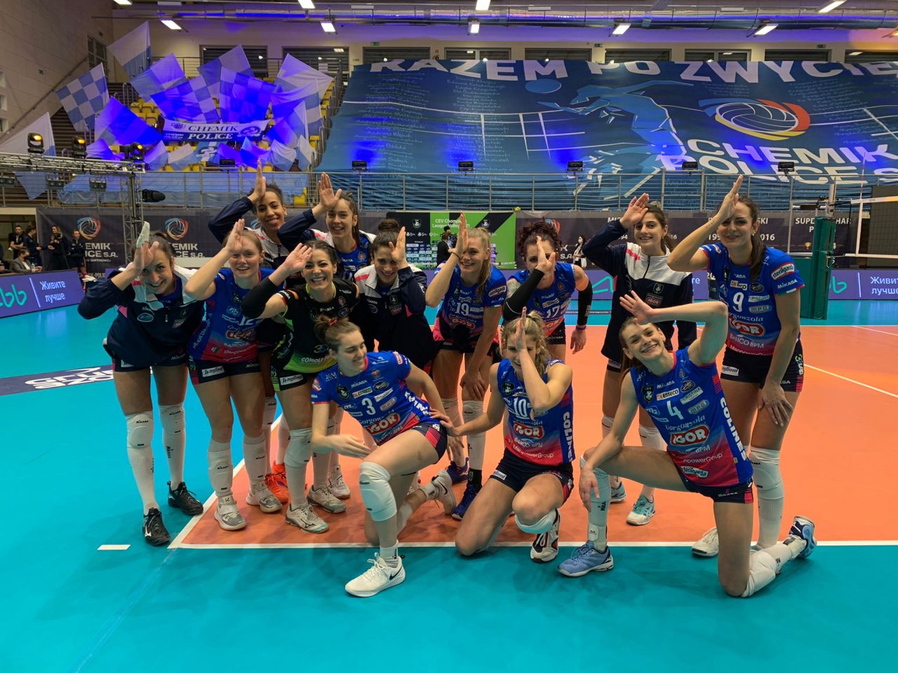 Igor Volley: vittoria fondamentale in Champions League