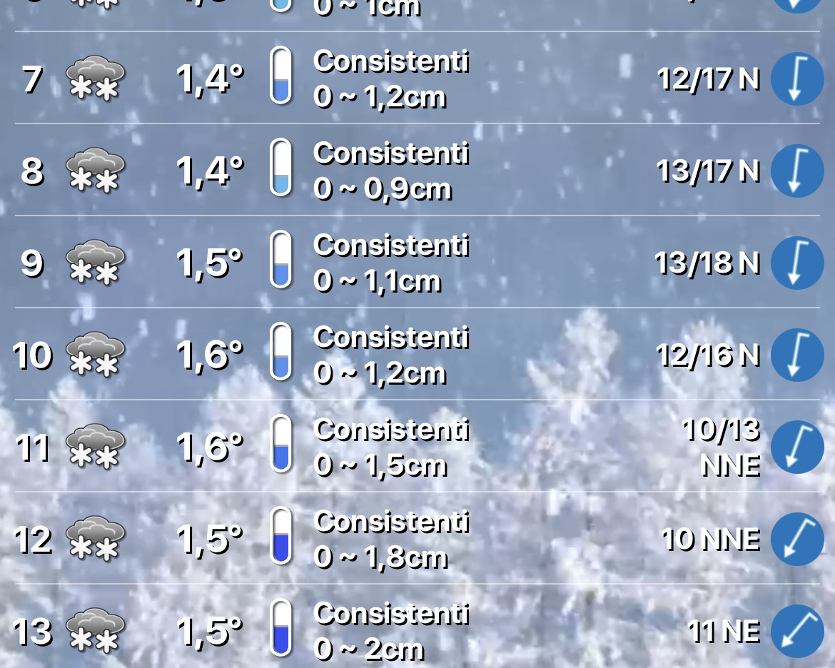 Incredibile ma.. venerdì (forse) nevicherà!