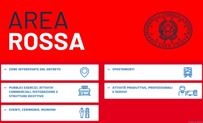 Zona rossa per 22 comuni in tutto il Piemonte