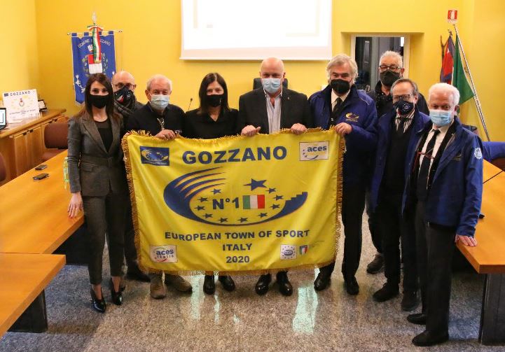 Gozzano è stato premiato come miglior comune per lo sport da Aces