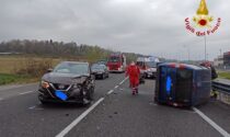 Incidente sulla statale a Pombia: un ferito portato all'ospedale