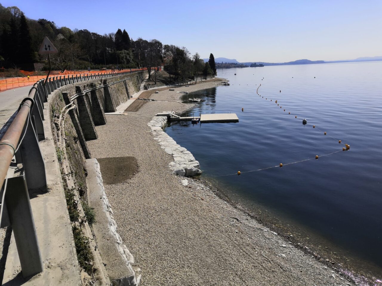 Verbania: lavori in corso sulle spiagge e sul nuovo parcheggio di Trobaso