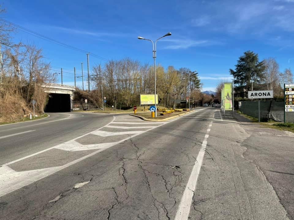 Arona partono oggi i lavori per la rotonda di viale Baracca