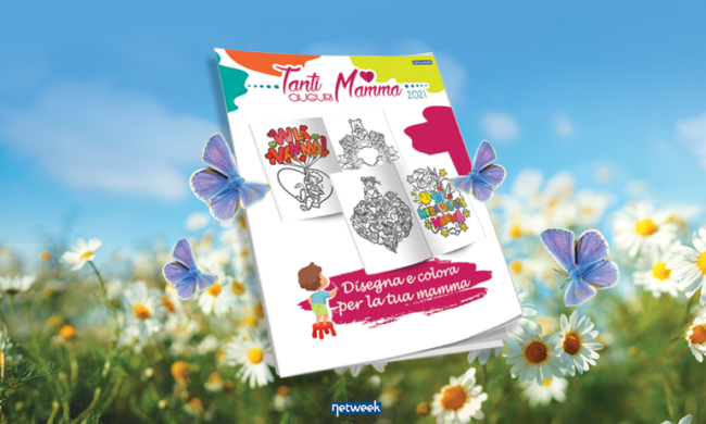 Tanti Auguri Mamma: settimana prossima in regalo un bellissimo album da colorare