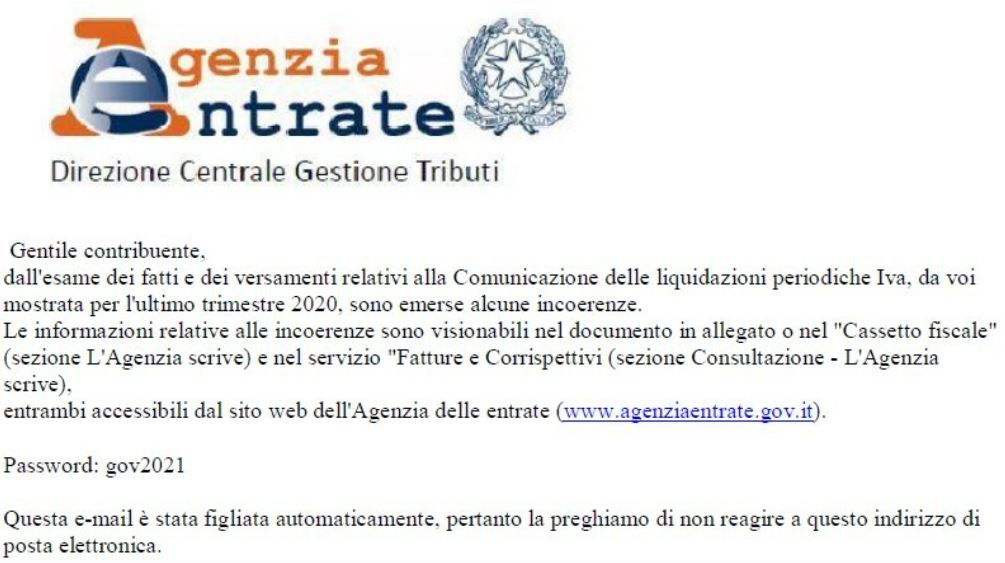 Agenzia delle Entrate: “Attenzione alle false email sul rimborso Iva”