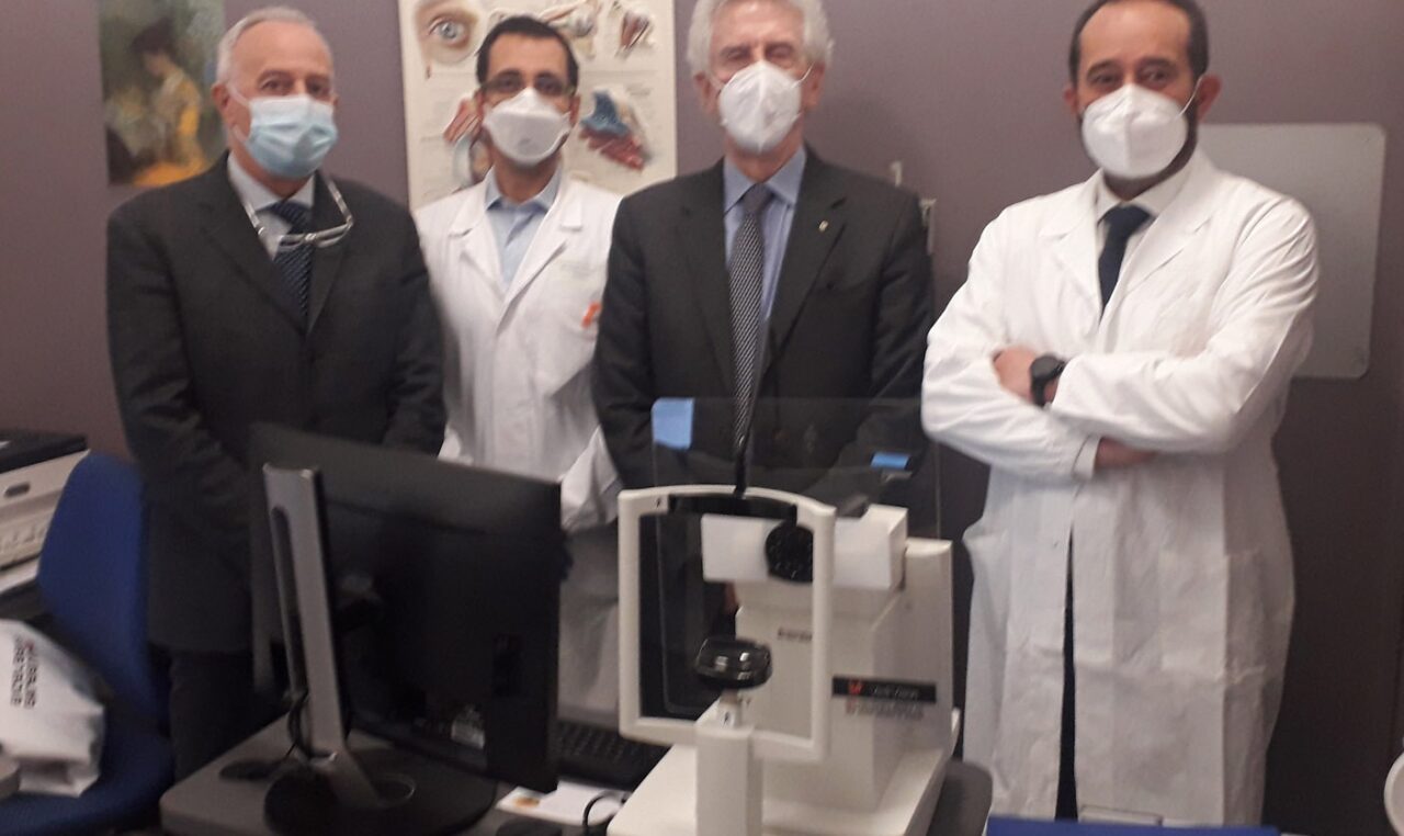 Donazione della Fondazione Bpn all’Oftalmologia del Maggiore
