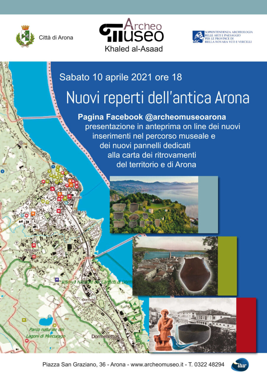 Nuovi reperti dell’antica Arona all’Archeomuseo