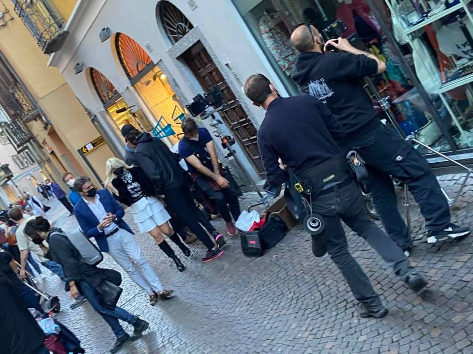 Arona set di un film per la tv tedesca