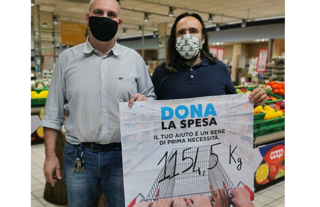 Dona la Spesa: oltre una tonnellata di cibo raccolto alla Coop di Arona