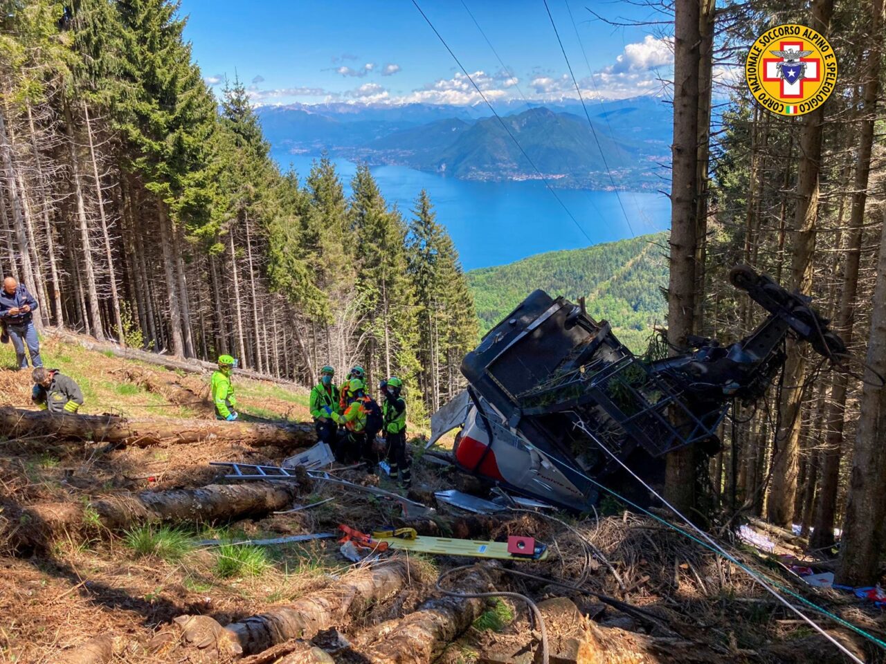 Strage Mottarone: indagini sulla fune che si è spezzata