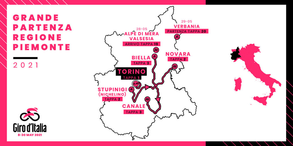 Oggi pomeriggio a Novara arriva il Giro d’Italia: le modifiche alla viabilità