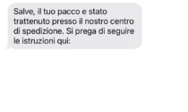 "Il tuo pacco è in giacenza": attenzione alla truffa via SMS