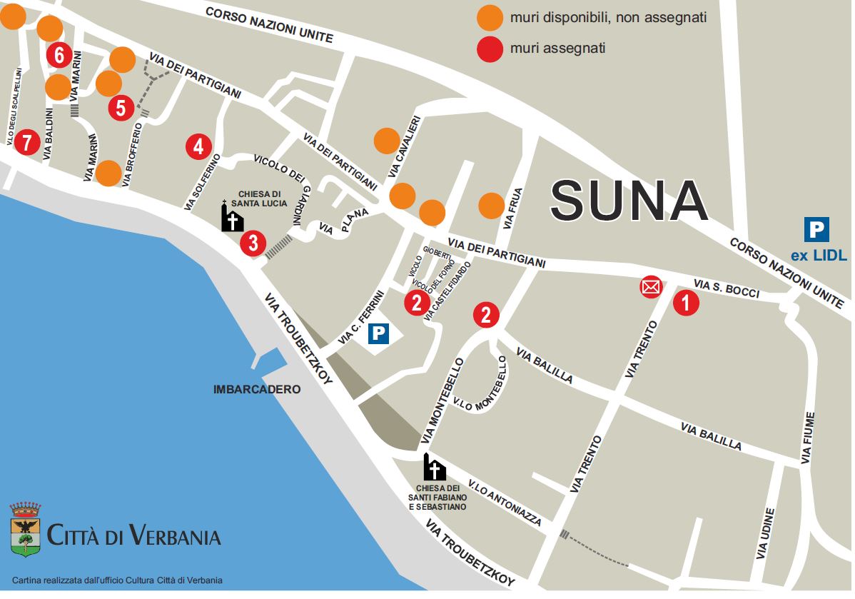 Murales a Suna: il progetto verbanese diventa realtà