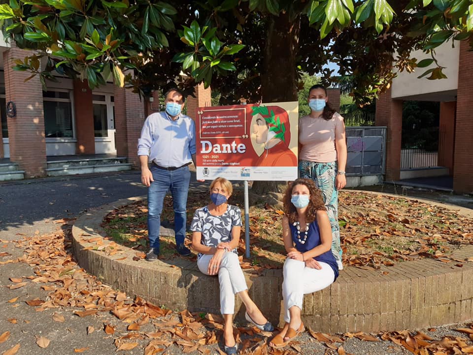 Svelato a Castelletto il secondo pannello dedicato a Dante