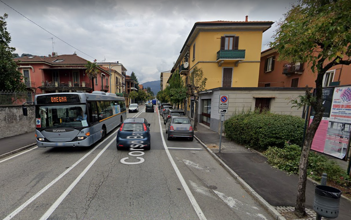 Verbania riqualifica i marciapiedi di corso Cairoli a Intra