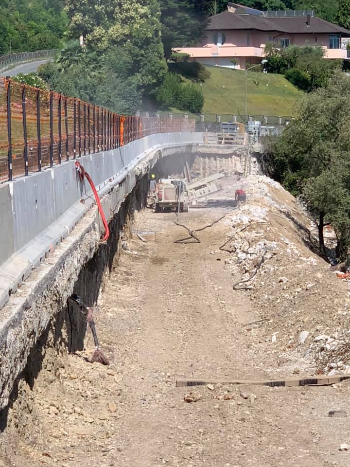 Statale Arona Meina, minoranza: “Crollo dovuto ai lavori alle Rocchette?”