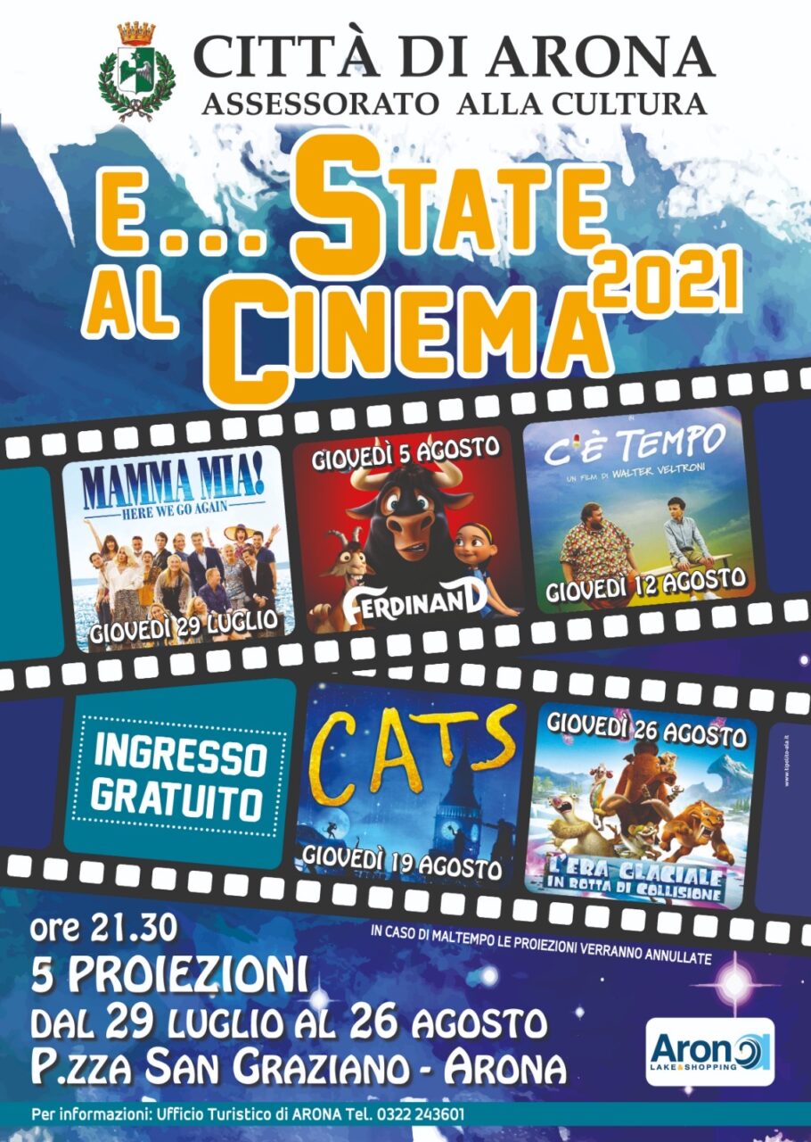 Arona torna il cinema all’aperto
