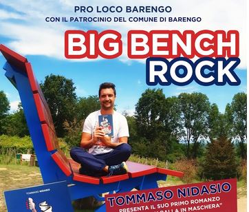 Tommaso Nidasio presenta il suo libro alla panchina gigante di Barengo