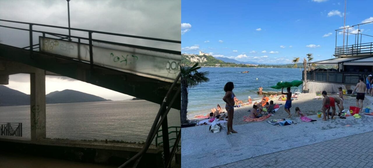 Gusmeroli risponde al Pd: “Arona ha 3 spiagge balneabili e gratuite con bagnino”