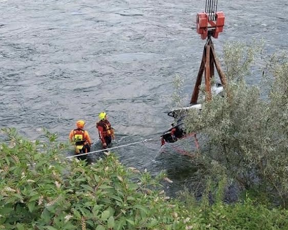 Castelletto moto d’acqua alla deriva recuperata dai vigili del fuoco