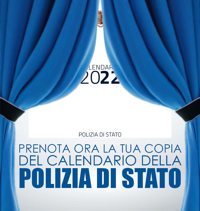 Calendario 2022 della Polizia di Stato: i progetti benefici