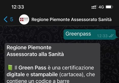 Covid: nuovo numero Whatsapp della Regione per informazioni