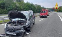 Incidente in autostrada sull'A26 ad Arona: un ferito