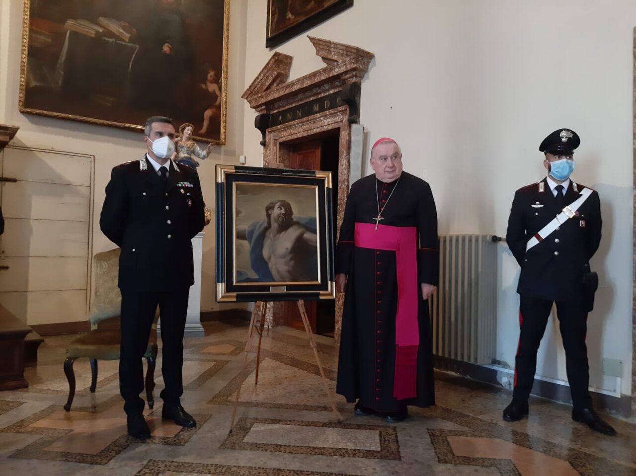 Restituito dipinto rubato nella chiesa di Vignone oltre 30 anni fa