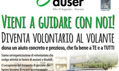 Auser Novara cerca nuovi volontari al volante