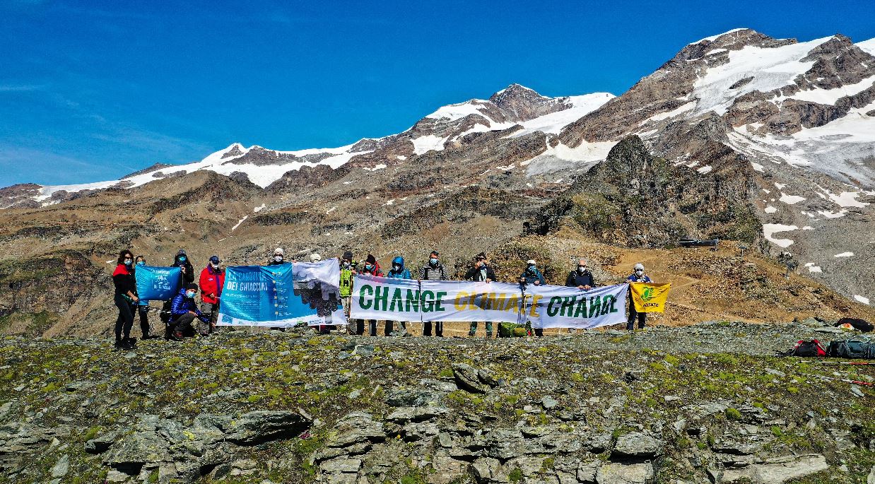 Riparte oggi, mercoledì 8 settembre, la carovana dei ghiacciai di Legambiente in Piemonte e Valle d’Aosta