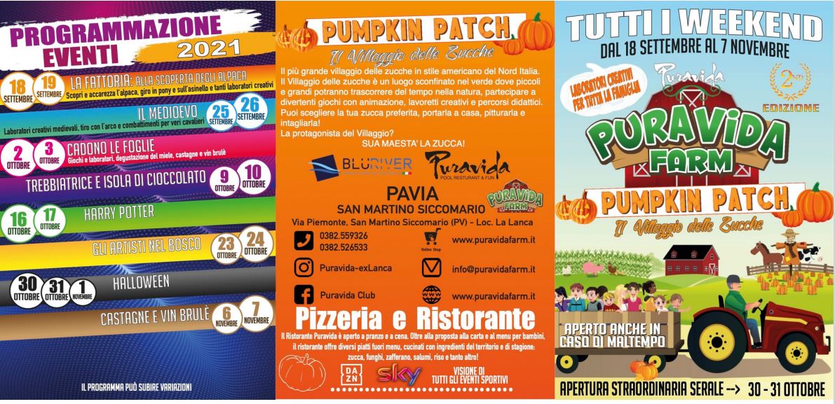 Villaggio delle Zucche: weekend di eventi