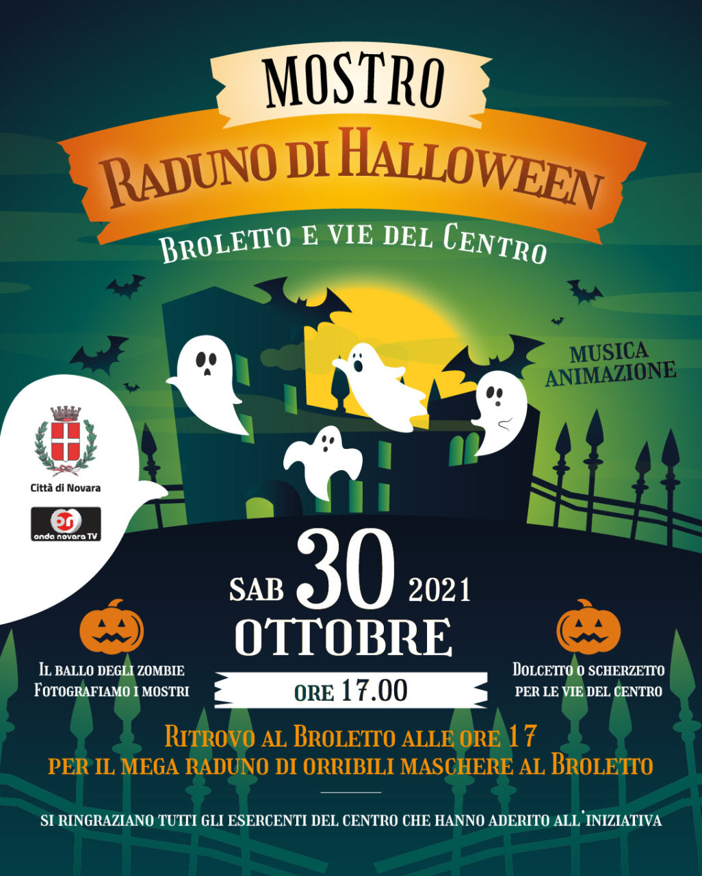 Novara torna il Mostro Raduno di Halloween