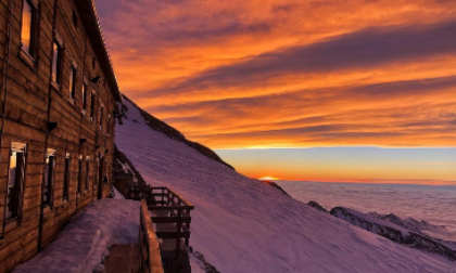 Monte Rosa, temperature a meno trenta