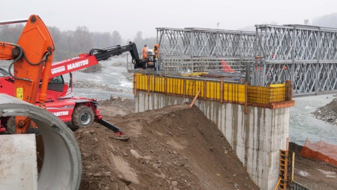 Ponte Romagnano: apertura slitta ai primi di dicembre