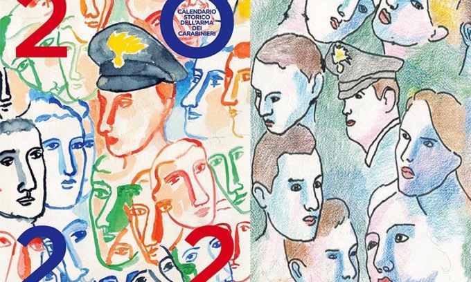 Calendario Carabinieri 2022: l’Arma arruola il giallista Lucarelli come testimonial