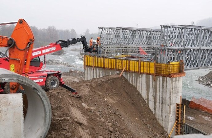 Causa maltempo slitterà l’apertura del ponte di Romagnano