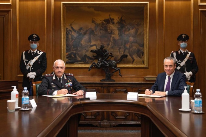 Poste Italiane e carabinieri firmano un protocollo d’intesa
