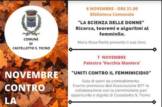 Castelletto presenta un calendario di eventi contro la violenza sulle donne