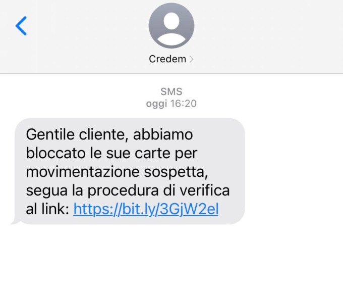 Tentativo di truffa Banca Credem: attenzione