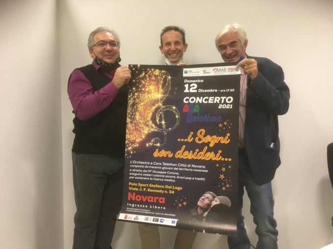 Concerto Telethon torna al Palasport Dal Lago di Novara