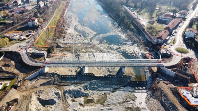 Riaperta la viabilità provvisoria tra Romagnano e Gattinara