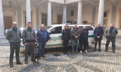 Cani per la ricerca dei cinghiali: gli agenti provinciali superano l'esame