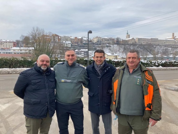 Unità cinofila della Provincia in trasferta a Belluno