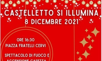 Castelletto accende il suo albero oggi pomeriggio