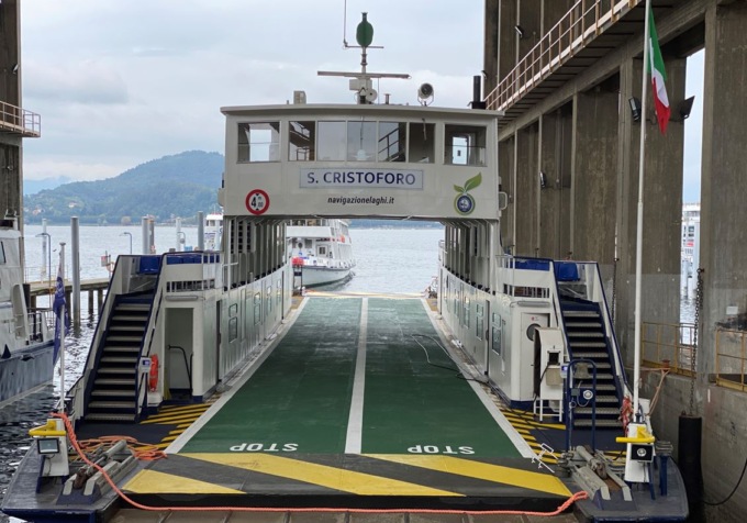 Sul Lago Maggiore il San Cristoforo il primo traghetto eco sostenibile italiano