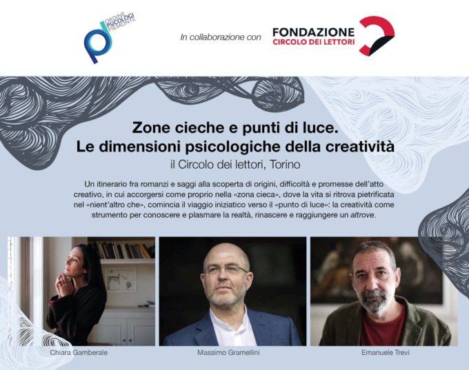 “Zone cieche e punti di luce” Ospiti Gamberale, Gramellini e Trevi