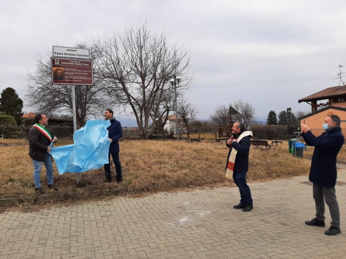 Castelletto dedica un piazzale a Padre Antonio Fanchini